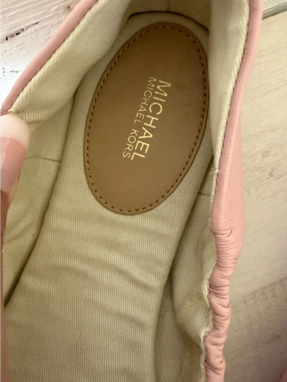 Michael Kors Juliet Ballet Flats Women’s Size 10M Blush Pink Lightweight NEW